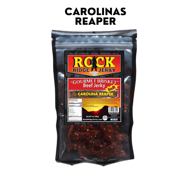 CAROLINA REAPER Brisket Beef Jerky, Best Soft Brisket jerky 7oz