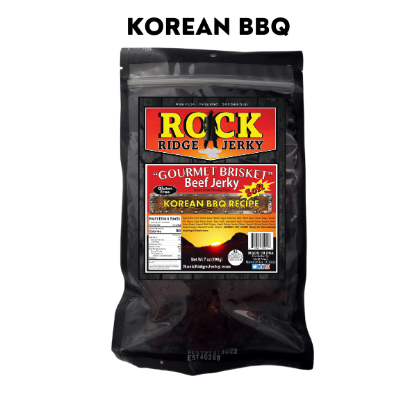 KOREAN BBQ Brisket beef jerky | Best Soft Beef Brisket jerky 7oz