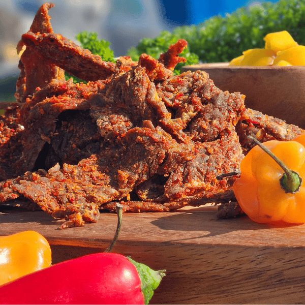 MANGO HABANERO Brisket beef jerky | Best SOFT Brisket jerky 7oz Bag