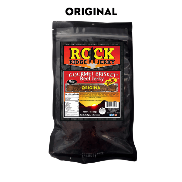 ORIGINAL Brisket beef jerky | Best Soft Beef Brisket jerky 7oz Bag