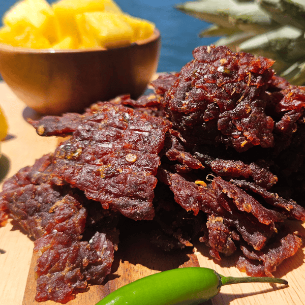 SERRANO PINEAPPLE Brisket beef jerky | Best SOFT Brisket jerky 7oz Bag