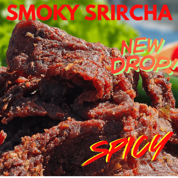 SMOKY SRIRACHA Brisket beef jerky | Best SOFT Brisket jerky 7oz Bag